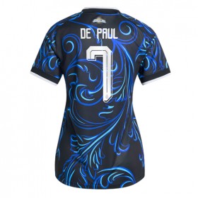 Argentina Rodrigo De Paul #7 Borte skjorte til dame VM 2026 Kortermet